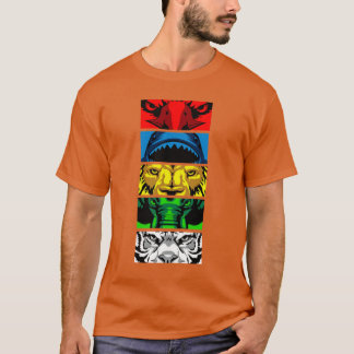 T-shirt Famille Zyuoh Animals