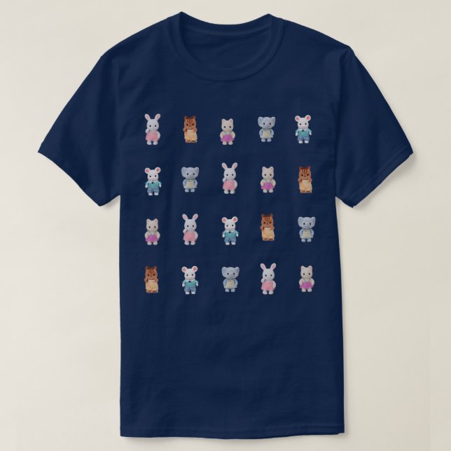 T-shirt Familles Sylvaniennes bébés motif (Design devant)