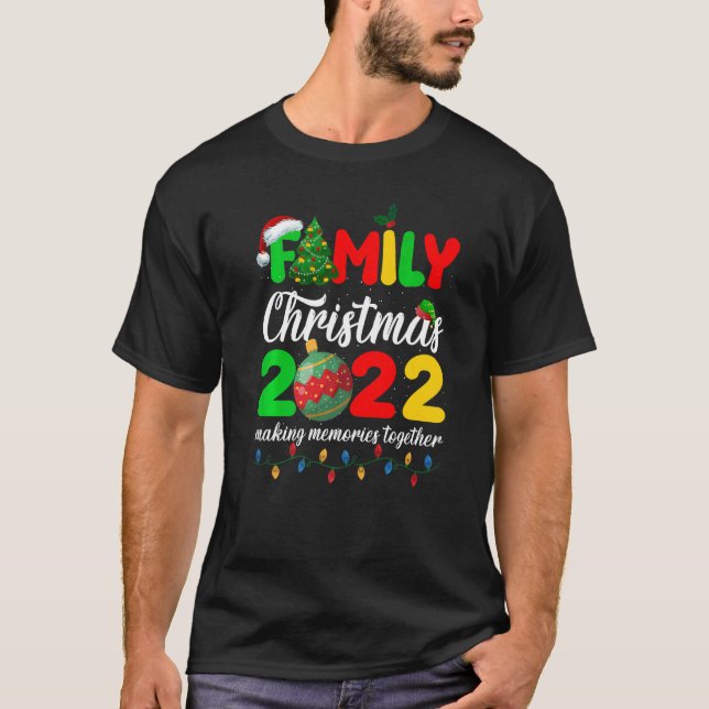 T-shirt Family Christmas 2022 Team Santa Elf Squad Matchin (Devant)