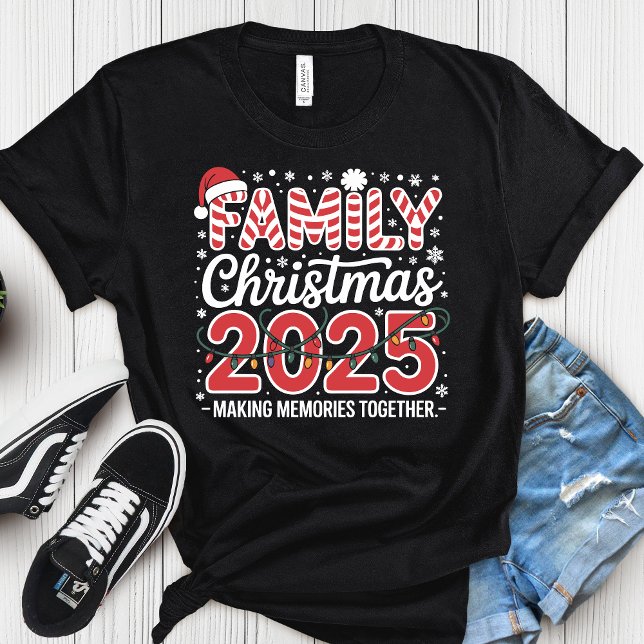 T-shirt Family Christmas 2025 - Making Memories Together (Créateur téléchargé)