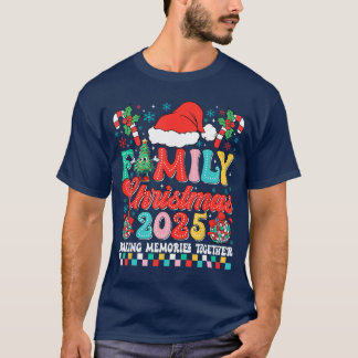 T-shirt Family Christmas 2025 Pajamas Outfit Matching Xmas