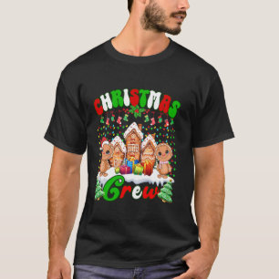 T-shirt Family Christmas Crew Funny cookie Gingerbread Xma