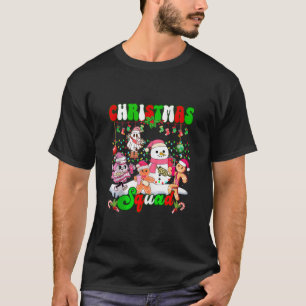 T-shirt Family Christmas Squad Funny Boujee Gingerbread Xm