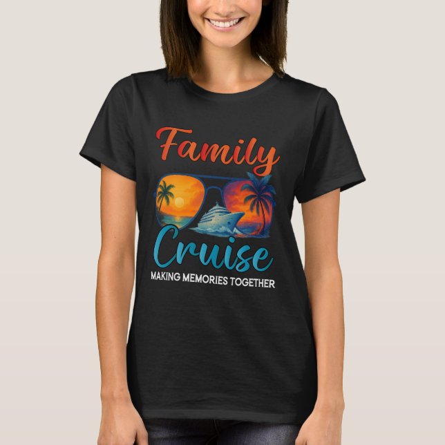 T-shirt Family Cruise 2026 Family Matching Cruise Ship Vac (Devant)