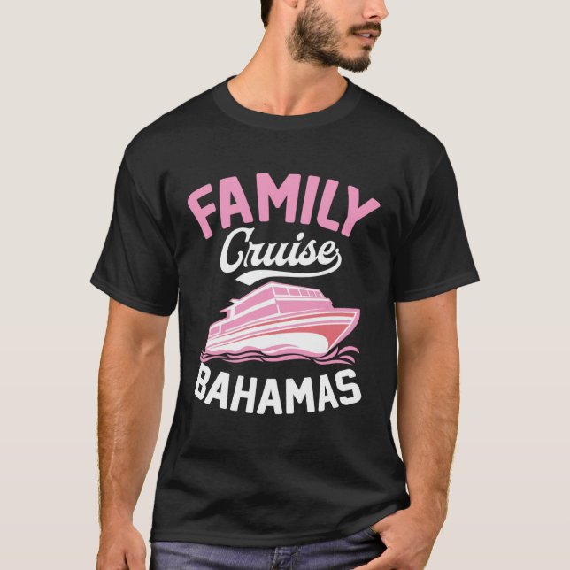 T-shirt Family Cruise Bahamas Matching Tropical Cruise Shi (Devant)