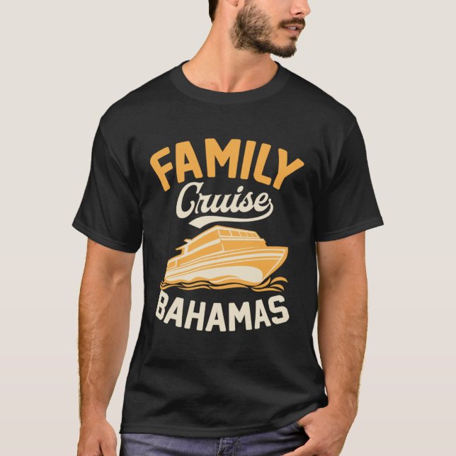 T-shirt Family Cruise Bahamas Matching Tropical Cruise Shi (Devant)
