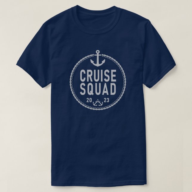 T-shirt Family Cruise Squad 2023 Matching Family Group (Design devant)
