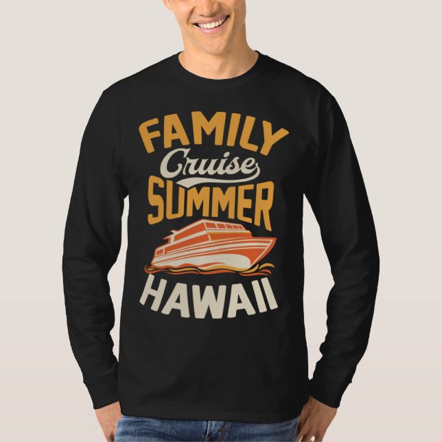 T-shirt Family Cruise Summer Hawaii Matching Tropical Crui (Devant)