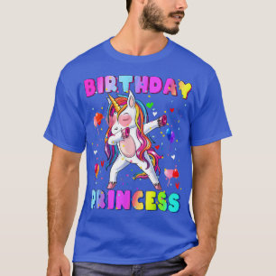T-shirt Family matching Birthday Princess Girl Dabbing