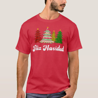 T-shirt Family Matching Feliz Navidad Spanish Meican Chris
