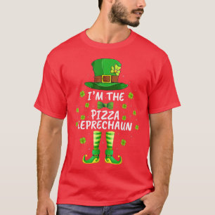 T-shirt Family Matching Je suis The Pizza Leprechaun St Pa