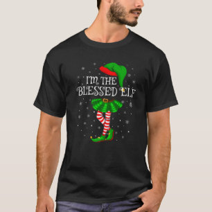 T-shirt Family Matching Women Girls I'm The Blessed Elf Ch