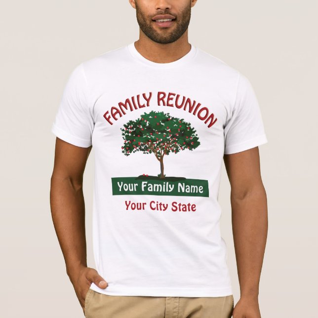 T-shirt Family Reunion Apple Tree (Devant)