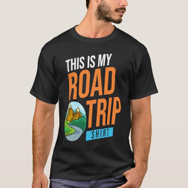 T-shirt Family Road Trip Vacation Planner Usa (Devant)