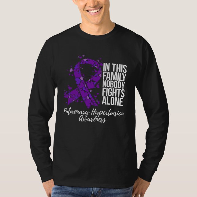 T-shirt Family Support Pulmonary Hypertension Awareness (Devant)