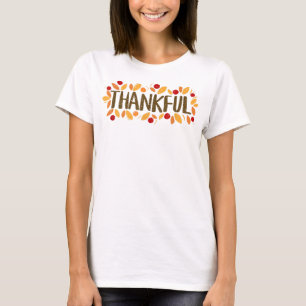 T-shirt Family Thanksgiving Turkey Day Retro Thankful Frie