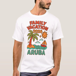 T-shirt Family Vacation Aruba 2026