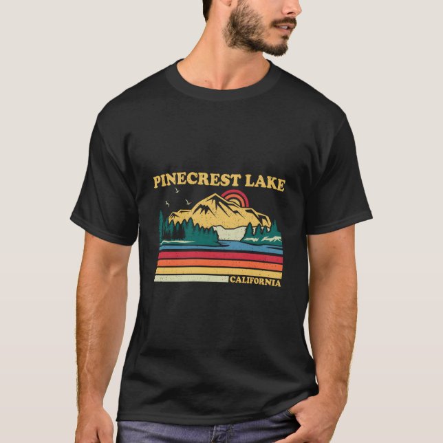 T-shirt Family Vacation California Ecrest Lake (Devant)