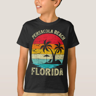 T-shirt Family Vacation Vintage Retro Florida Pensacola Be