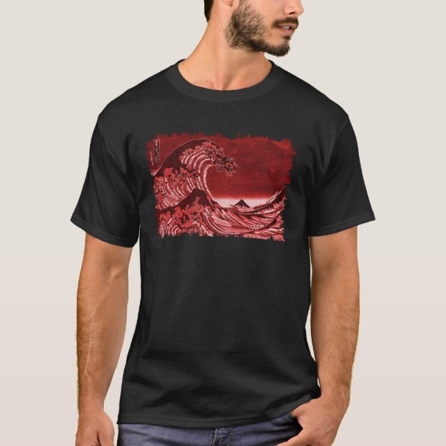 T-shirt Famous Classic Great Ocean Wave Hokusai Special (Devant)