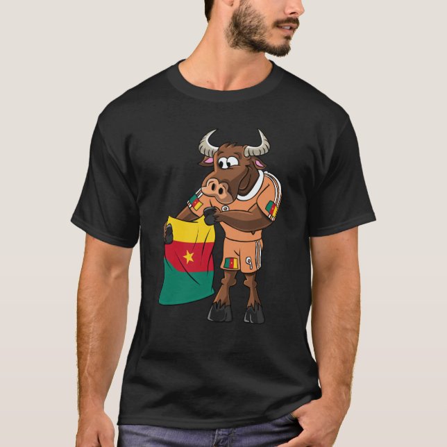 T-shirt Fan Bull Cameroon (Devant)