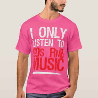 T-shirt Fan D'Amoureux De Musique R Et B Des Années 90 Rb