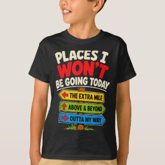 T-shirt Fan de baseball de Plvegas Je ne vais pas y aller