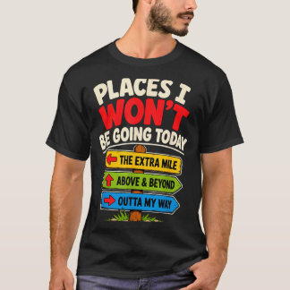T-shirt Fan de baseball de Vegas Je ne vais pas y aller Dr