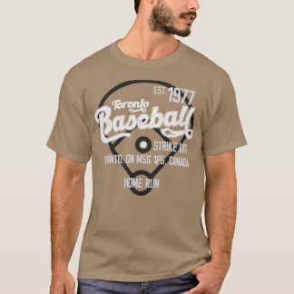 T-shirt Fan de baseball vintage Toronto Baseball Est 1977