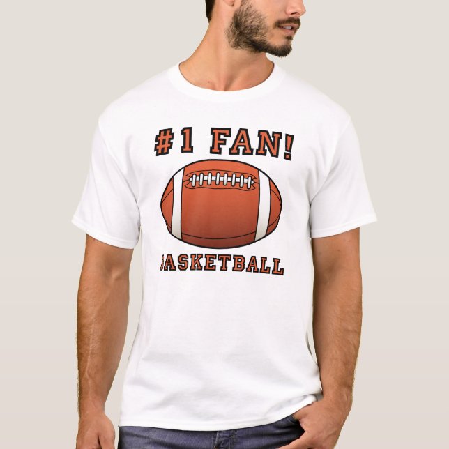T-shirt Fan de basket-ball Non (Devant)