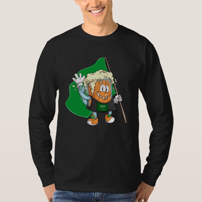 T-shirt Fan de bière d'Arabie saoudite (Devant)