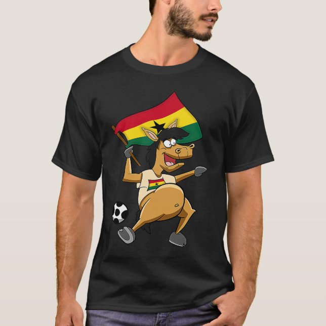 T-shirt Fan de chevaux ghanéen (Devant)