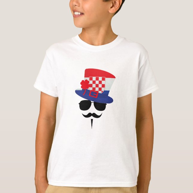 T-shirt Fan de Croatian (Devant)