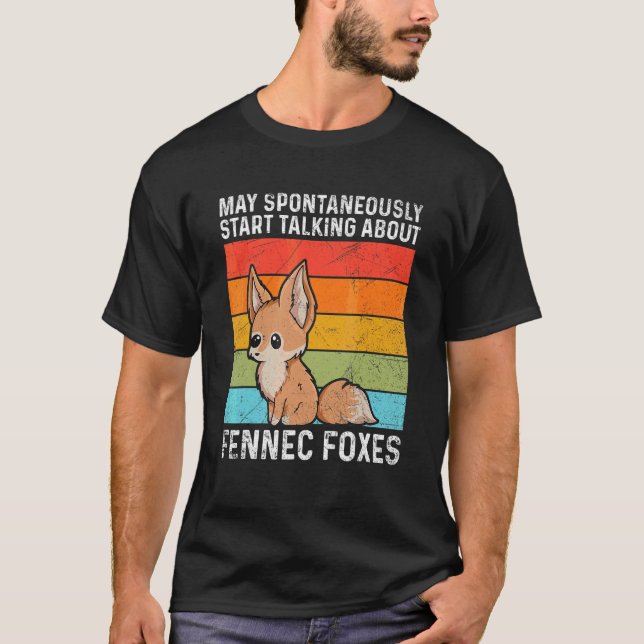 T-shirt Fan de Cute Fennec Fox (Devant)