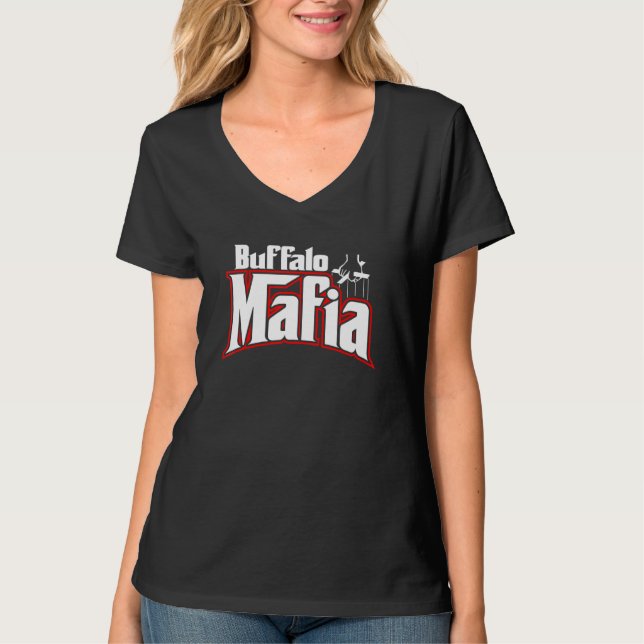 T-shirt Fan de football de la mafia de Buffalo Fanatique m (Devant)