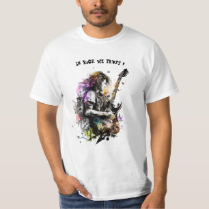 T-shirt Fan de guitare de musique rock