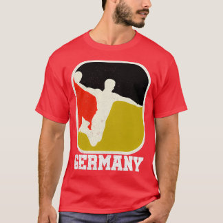 T-shirt Fan de handball rétro Chemise Allemagne pour handb