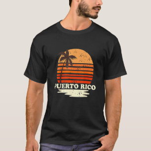 T-shirt Fan de l'Amérique du Nord vintage Porto Rico année
