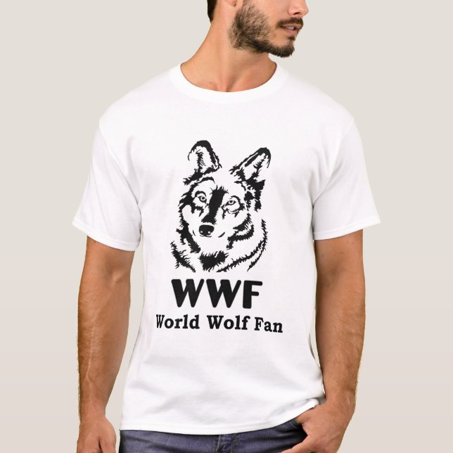 T-shirt Fan de loup de haute plaine (Devant)