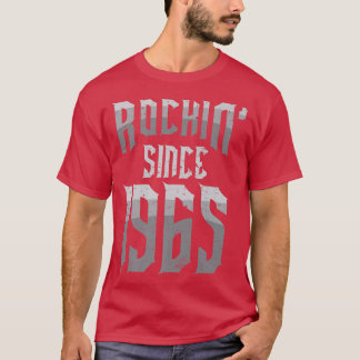 T-shirt Fan de musique rock vintage depuis 1965 Rockin' Si