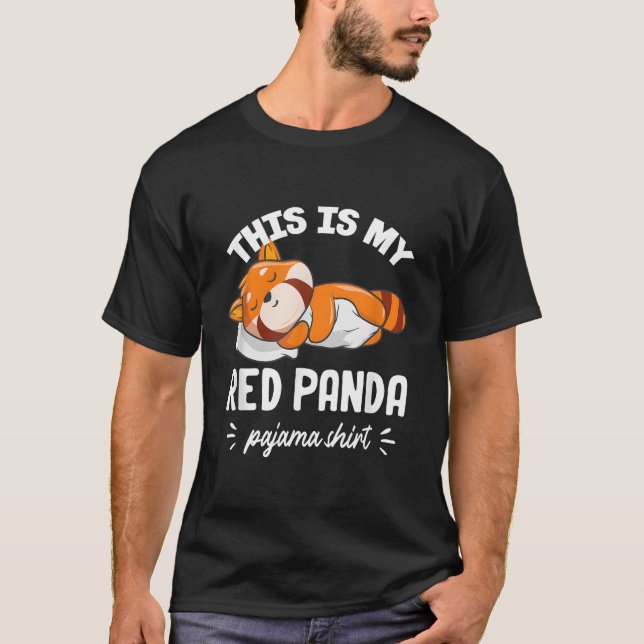 T-shirt Fan de Panda roux Sleeg (Devant)