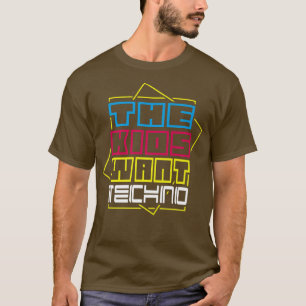 T-shirt Fan de techno