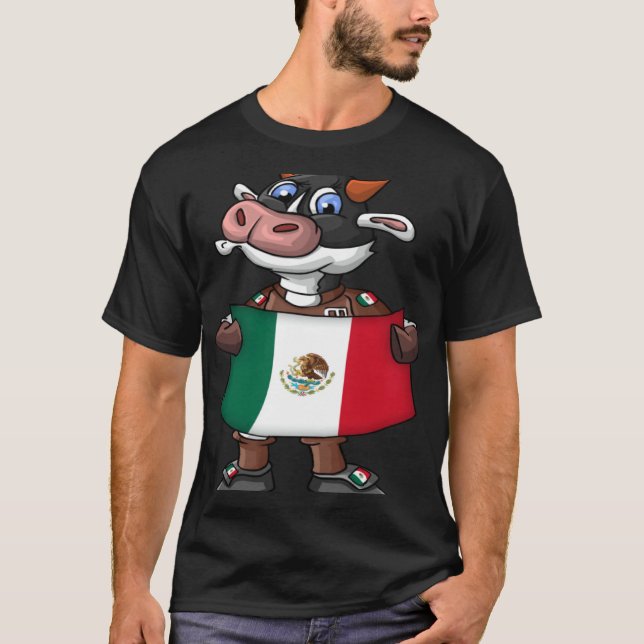 T-shirt Fan de vache du Mexique (Devant)