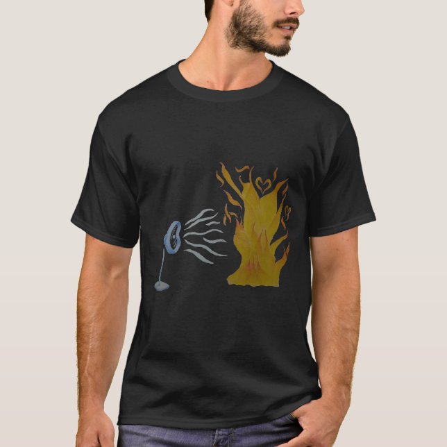 T-shirt Fan des flammes de l'amour (Devant)