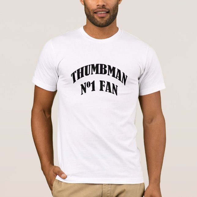T-SHIRT FAN D'HOMME DE POUCE (Devant)
