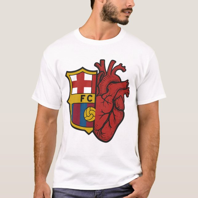 T-Shirt Fan du Cœur de Barcelone  (Devant)