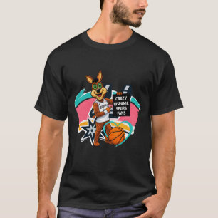 T-shirt Fan Hispanique Fou des Spurs