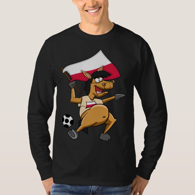 T-shirt Fan horse Poland (Devant)