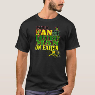 T-shirt Fan No.1 de l'homme le plus rapide sur le tee -