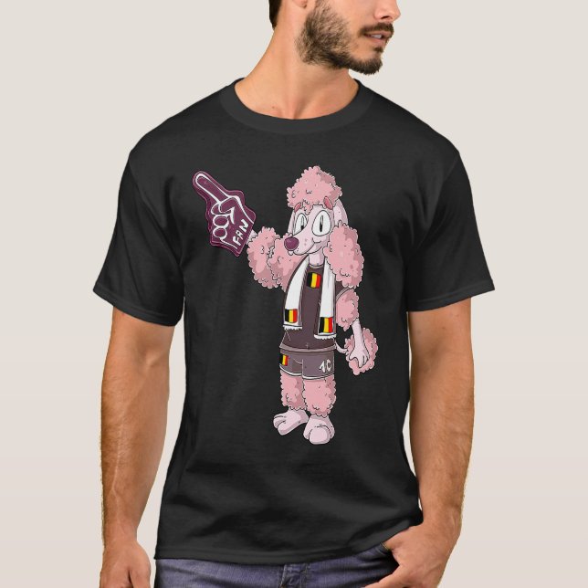 T-shirt Fan Poodle Belgium (Devant)